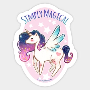 Princess Unicorn: 'Simply Magical' Sticker